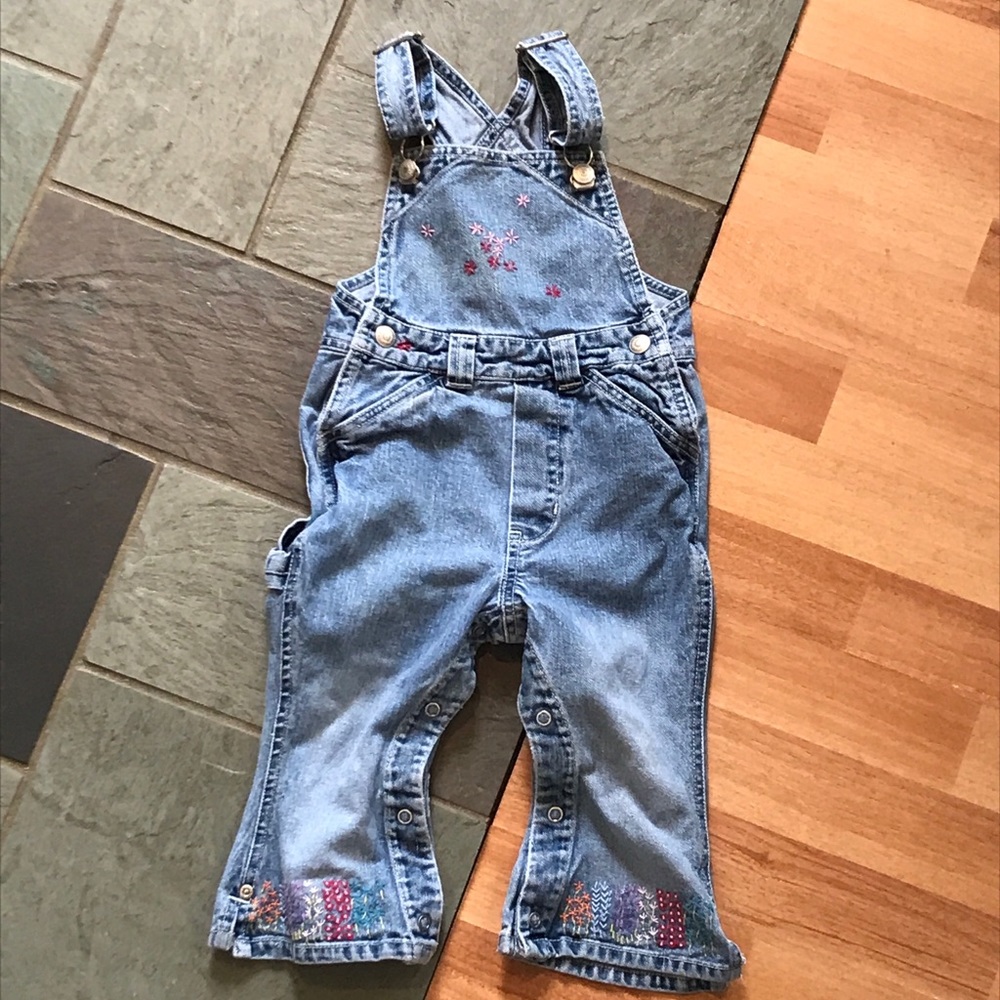 18-24 month Girls Denim Overalls